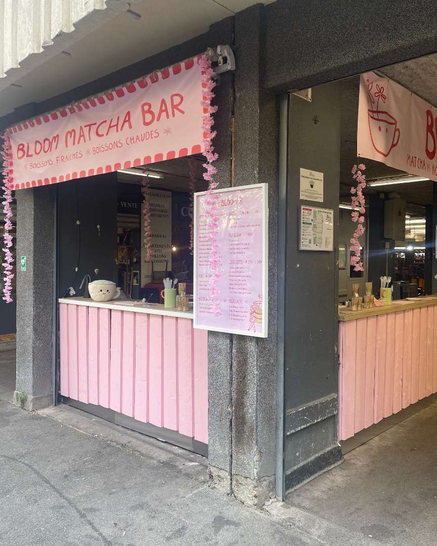 Photo 3 de Bloom matcha bar Escudier, À l’entrée du marché, 16 bis Bd Jean Jaurès