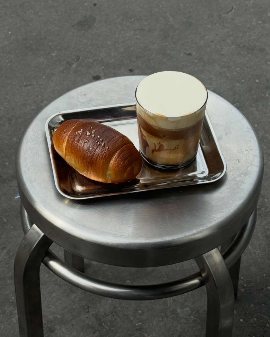 Salted boy, café in Paris